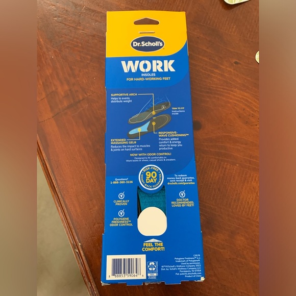 New! Dr.Scholls Work Insoles with Massaging Gel - Picture 4 of 6